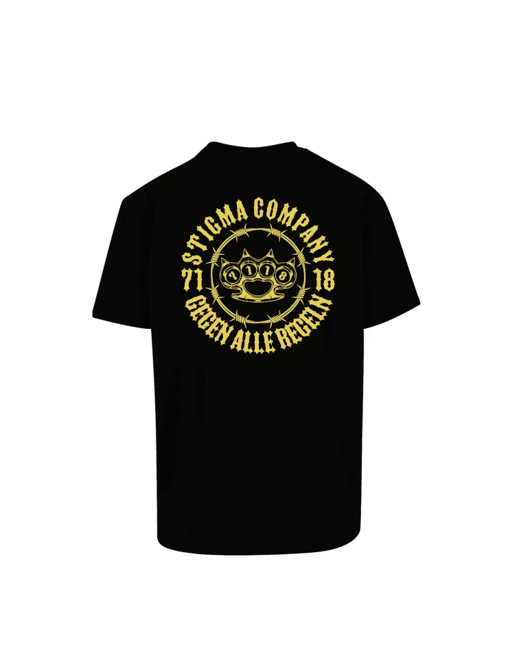 7118 Premium T-Shirt sw - ge - T-Shirt Oversize von Stigma Company