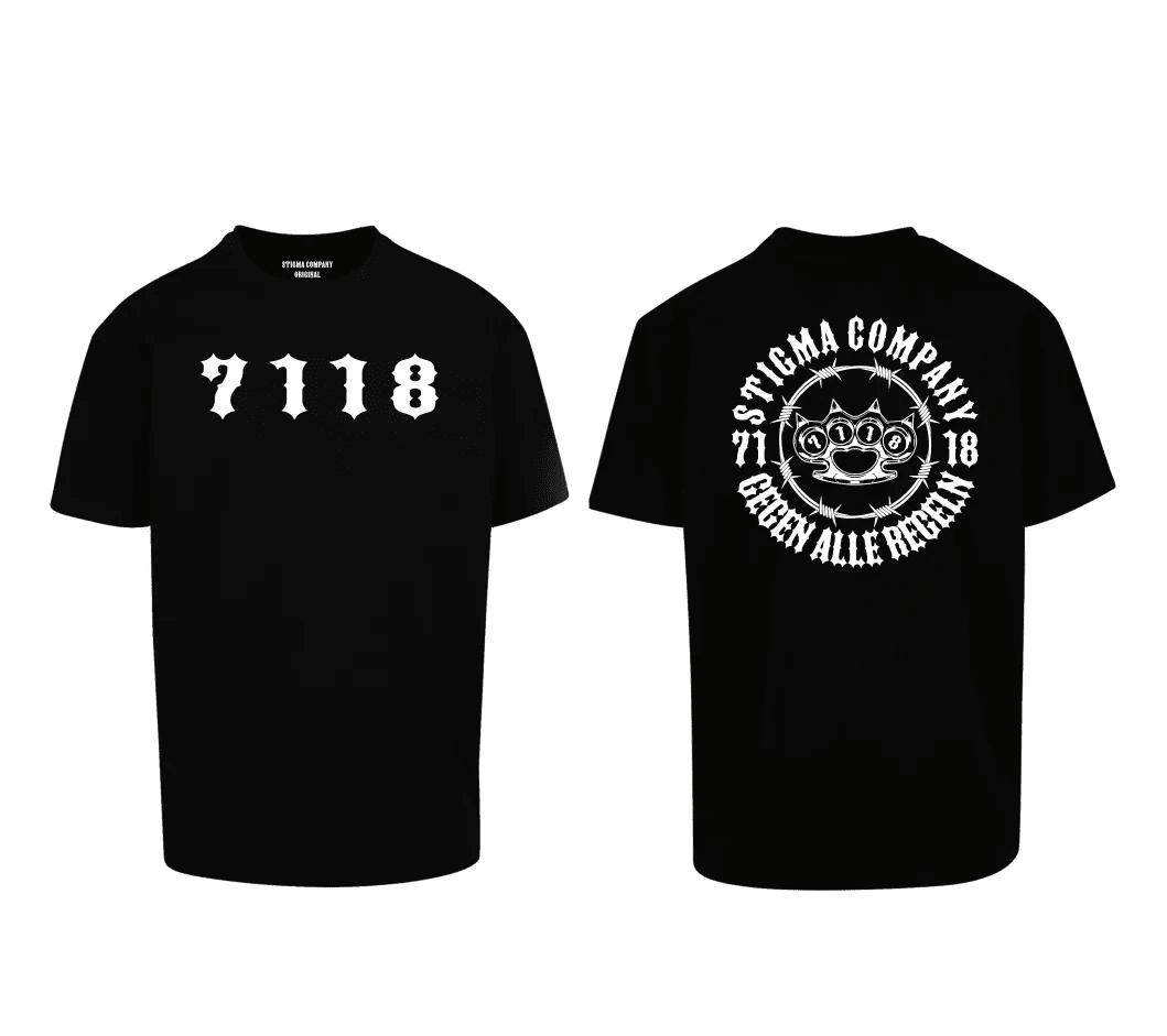 7118 Premium T-Shirt sw - ws - T-Shirt Oversize von Stigma Company