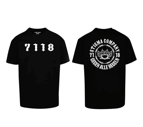 7118 Premium T-Shirt sw - ws - T-Shirt Oversize von Stigma Company