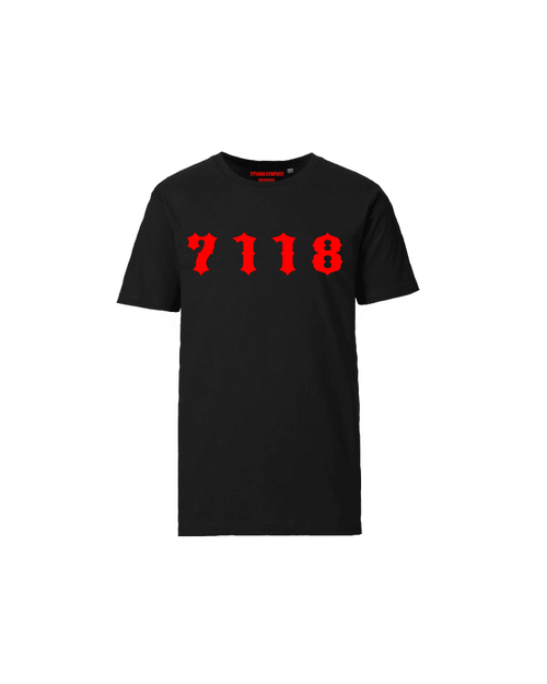 7118 T-Shirt sw - rt - T-Shirt von Stigma Company