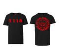 7118 T-Shirt sw - rt - T-Shirt von Stigma Company