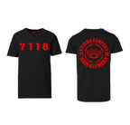 7118 T-Shirt sw - rt - T-Shirt von Stigma Company