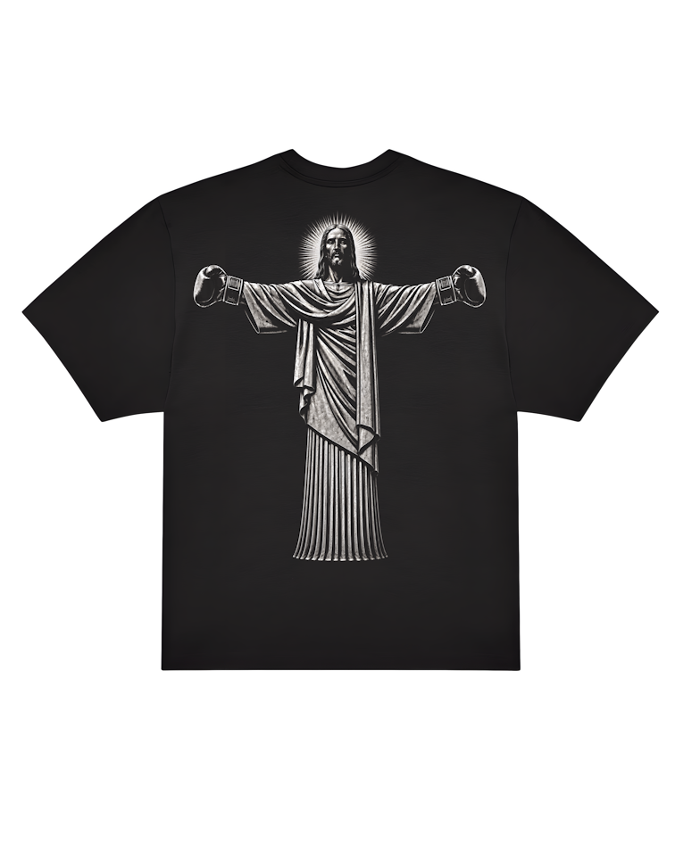 Fighting Jesus Oversize T-Shirt sw-ws