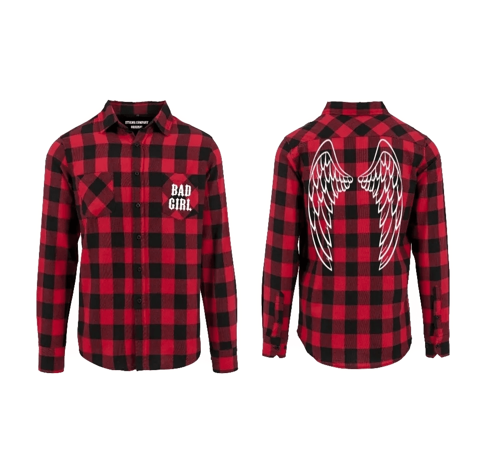 Bad Girl Hemd rt - ws - Hemd von Stigma Company