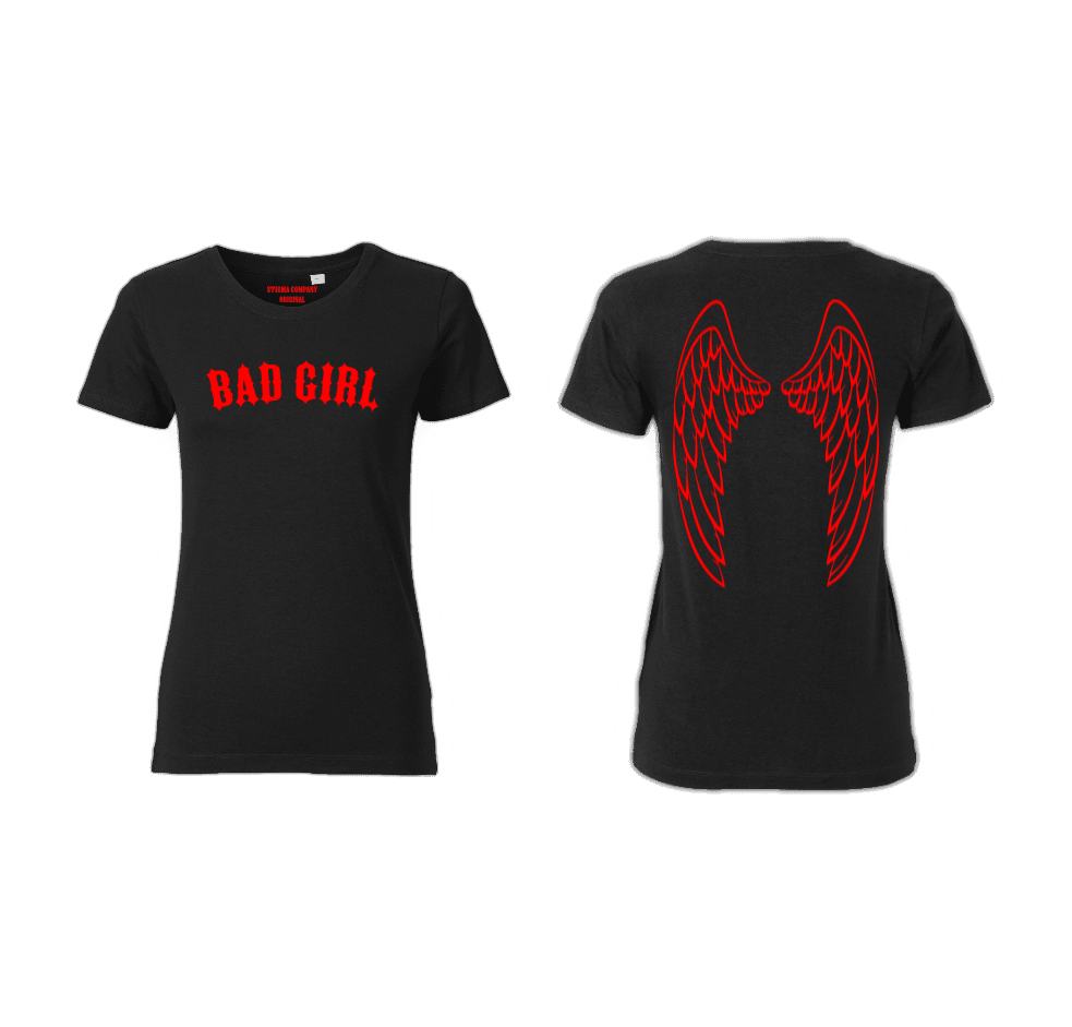 Bad Girl T-Shirt sw - rt - T-Shirt von Stigma Company