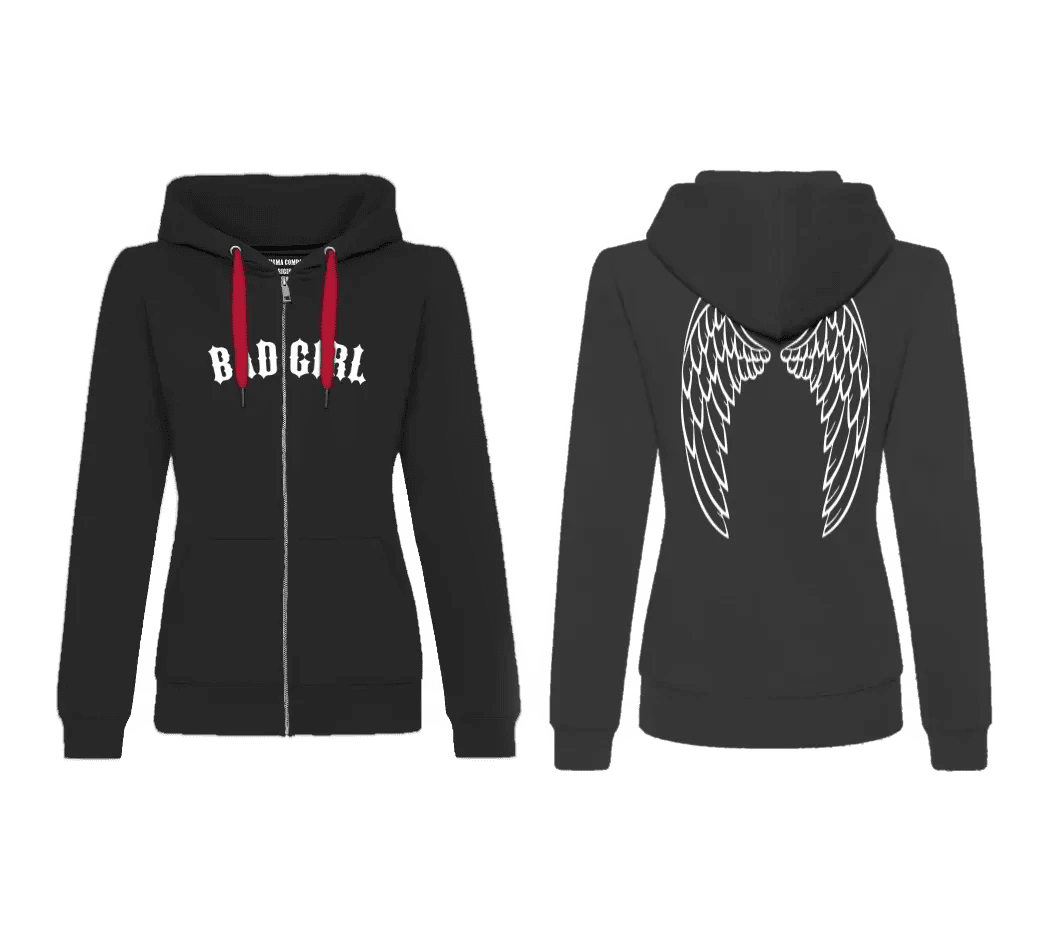 Bad Girl Zip Hoodie sw - ws - Zip - Hoodie von Stigma Company