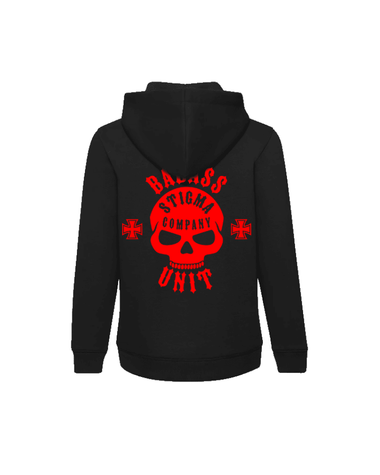 Badass Unit Hoodie sw - rt - Hoodie von Stigma Company