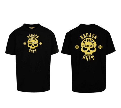 Badass Unit Premium T-Shirt sw - ge - T-Shirt Oversize von Stigma Company