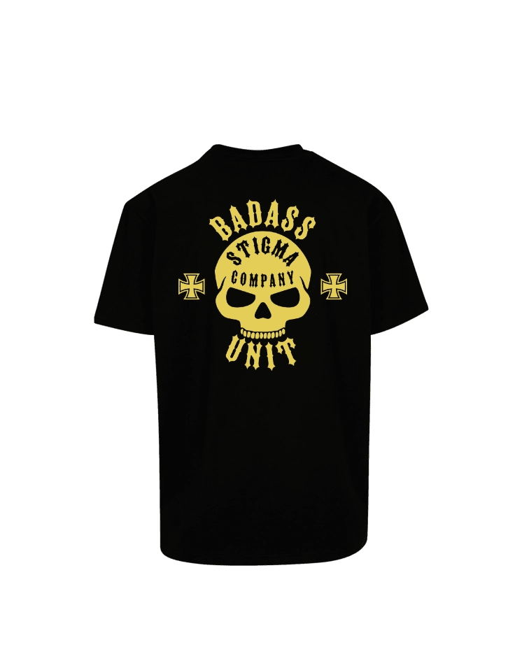 Badass Unit Premium T-Shirt sw - ge - T-Shirt Oversize von Stigma Company