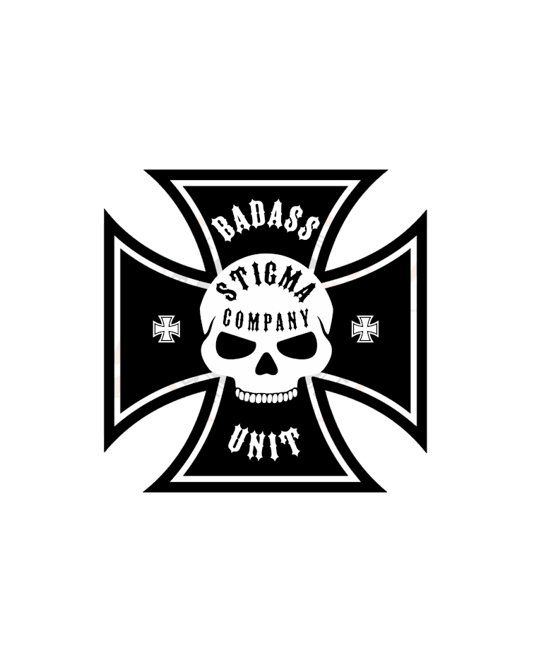 Badass Unit Sticker - Sticker von Stigma Company