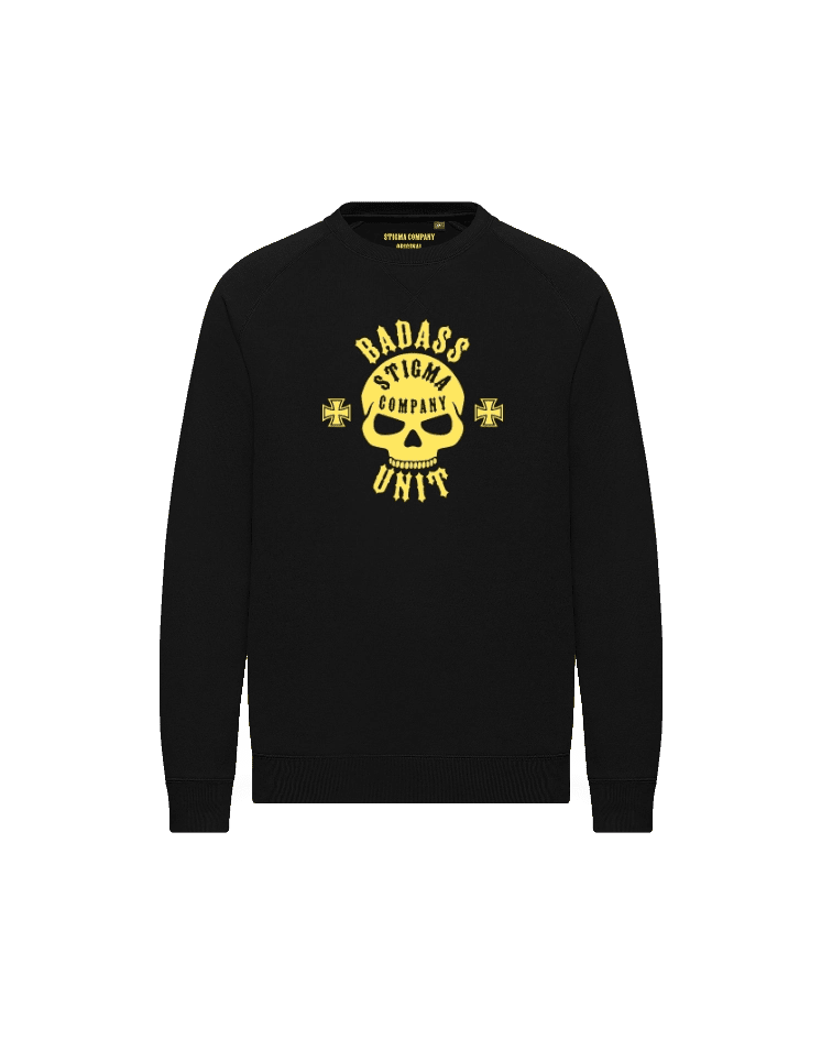 Badass Unit Sweatshirt sw - ge - Sweatshirt von Stigma Company