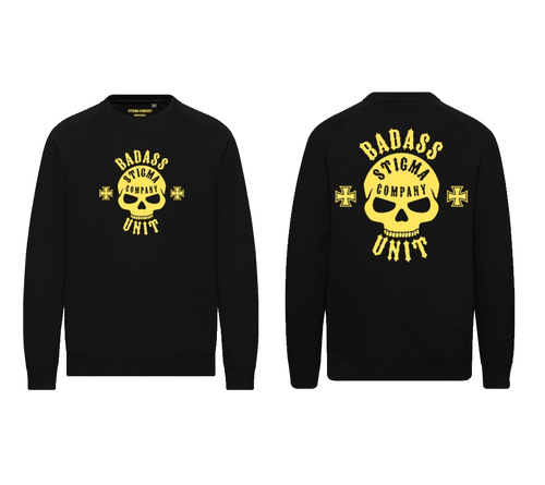 Badass Unit Sweatshirt sw - ge - Sweatshirt von Stigma Company