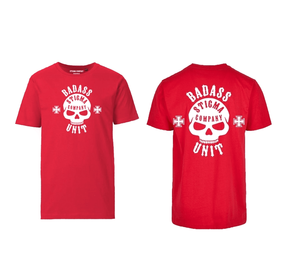 Badass Unit T-Shirt rt - ws - T-Shirt von Stigma Company