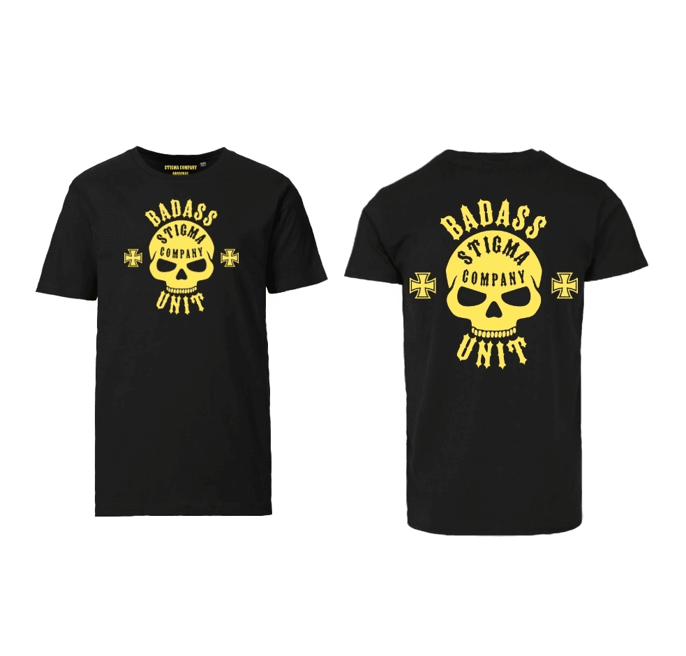 Badass Unit T-Shirt sw - ge - T-Shirt von Stigma Company
