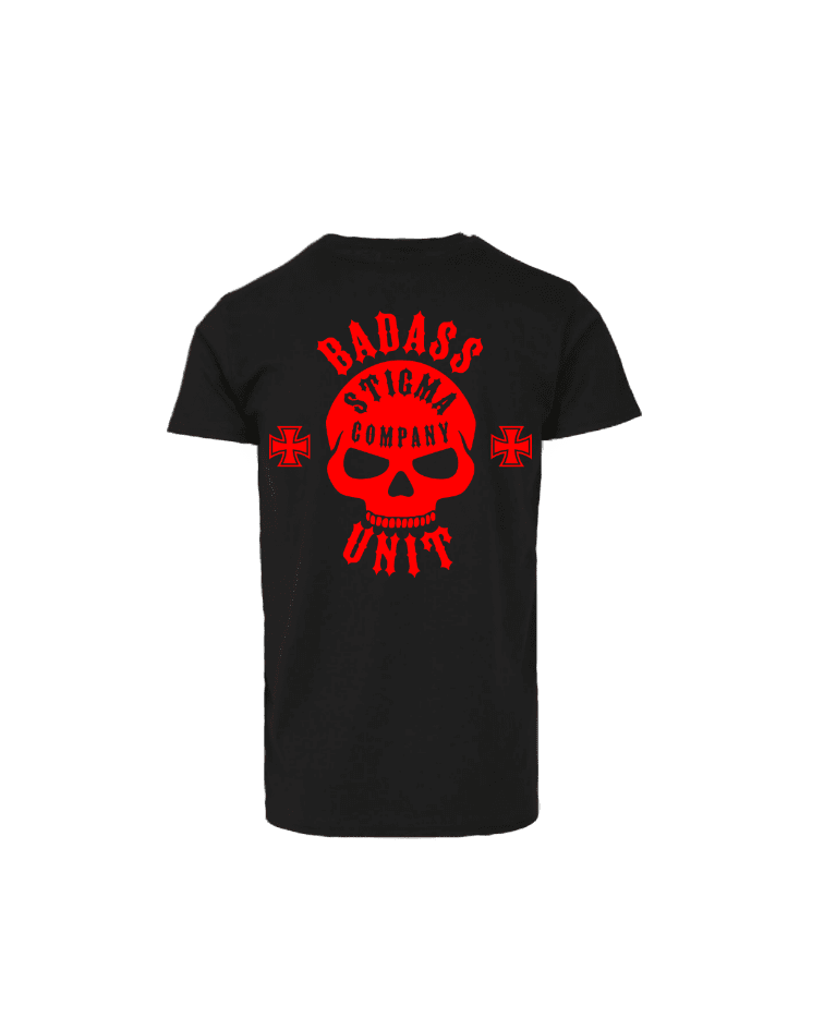 Badass Unit T-Shirt sw - rt - T-Shirt von Stigma Company