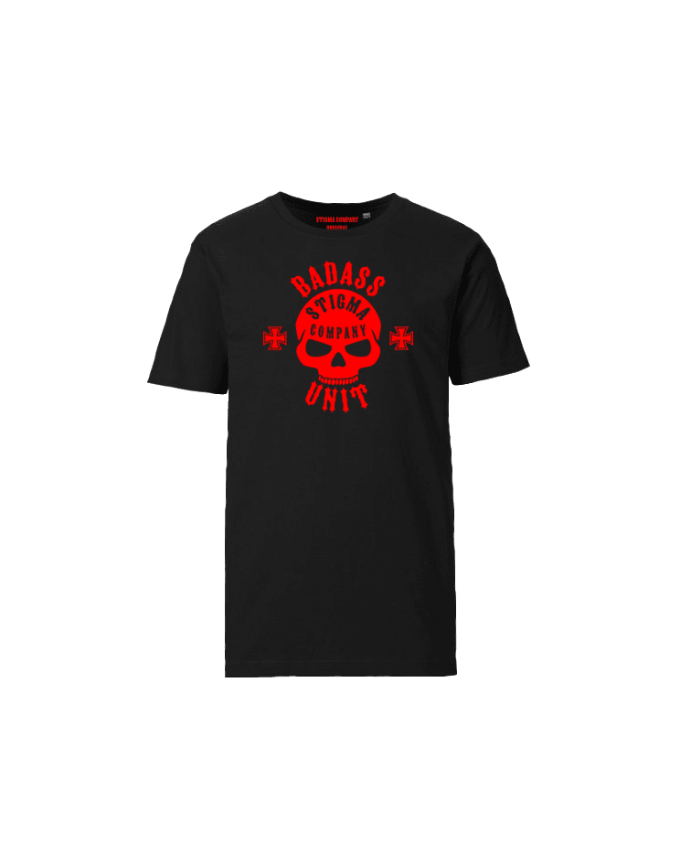 Badass Unit T-Shirt sw - rt - T-Shirt von Stigma Company
