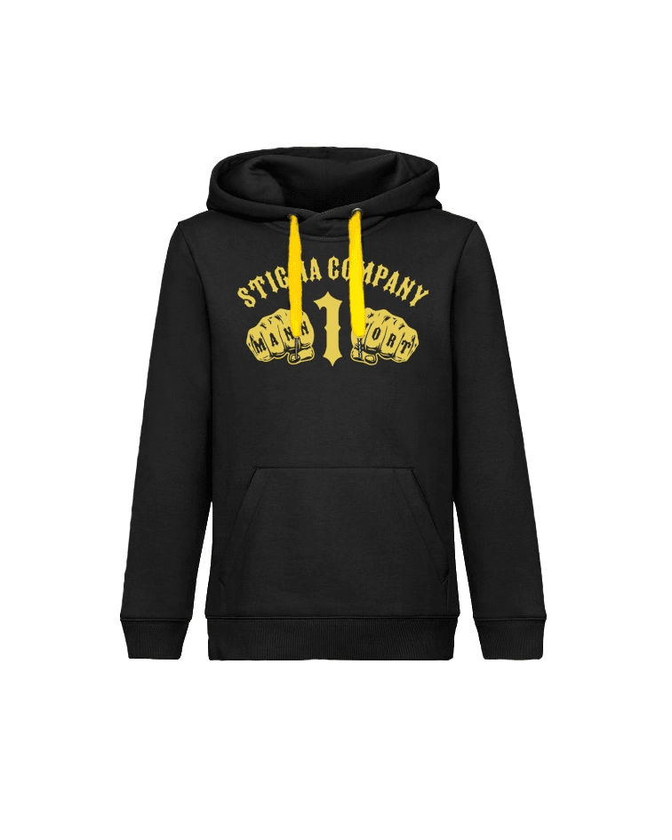 Ein Mann ein Wort Hoodie sw - ge - Hoodie von Stigma Company
