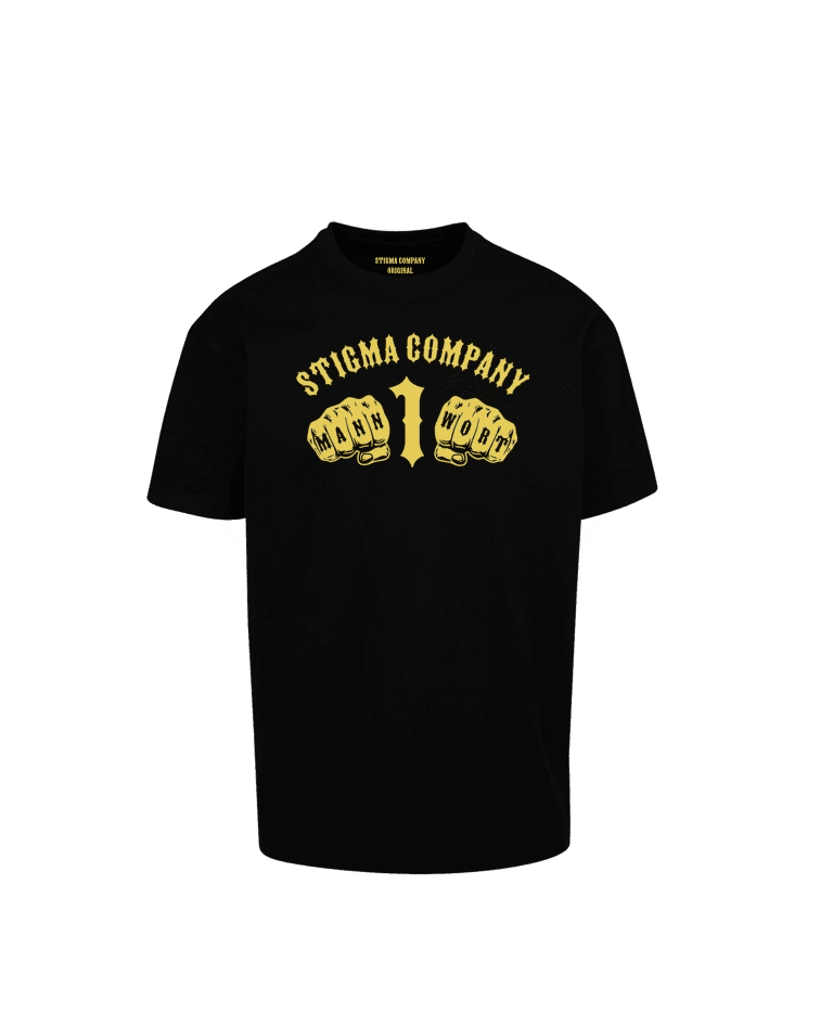 Ein Mann ein Wort Premium T-Shirt sw - ge - T-Shirt Oversize von Stigma Company