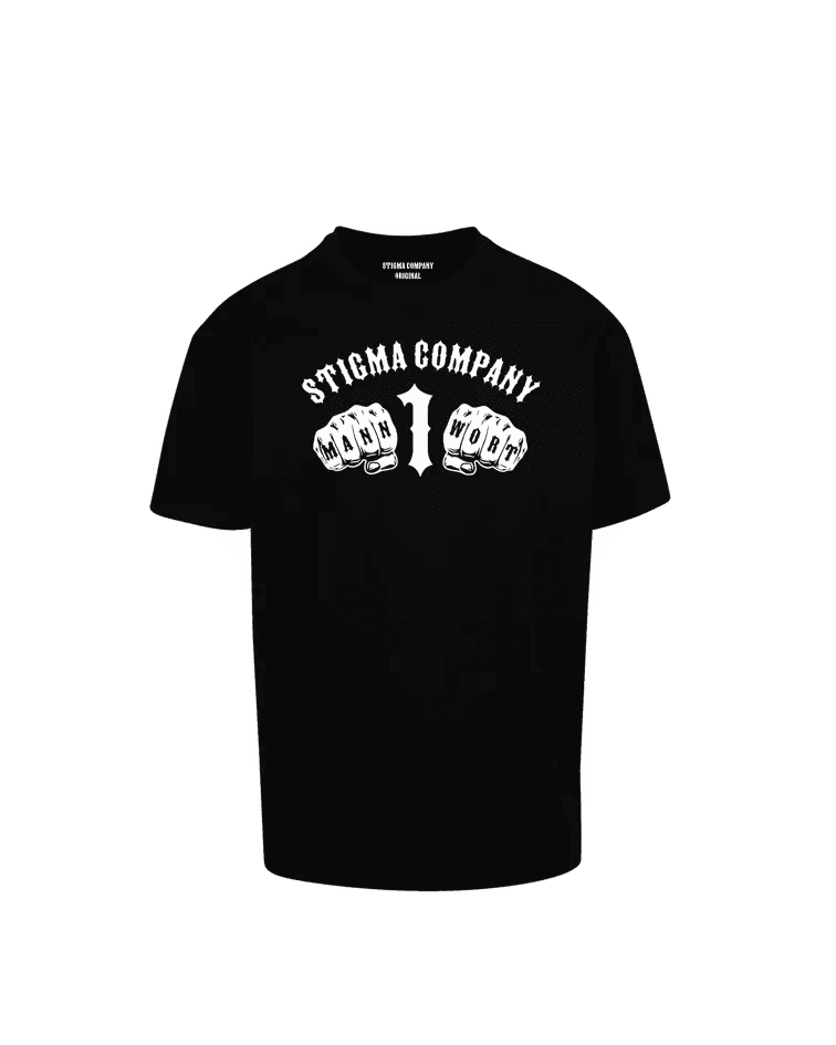 Ein Mann ein Wort Premium T-Shirt sw - ws - T-Shirt Oversize von Stigma Company