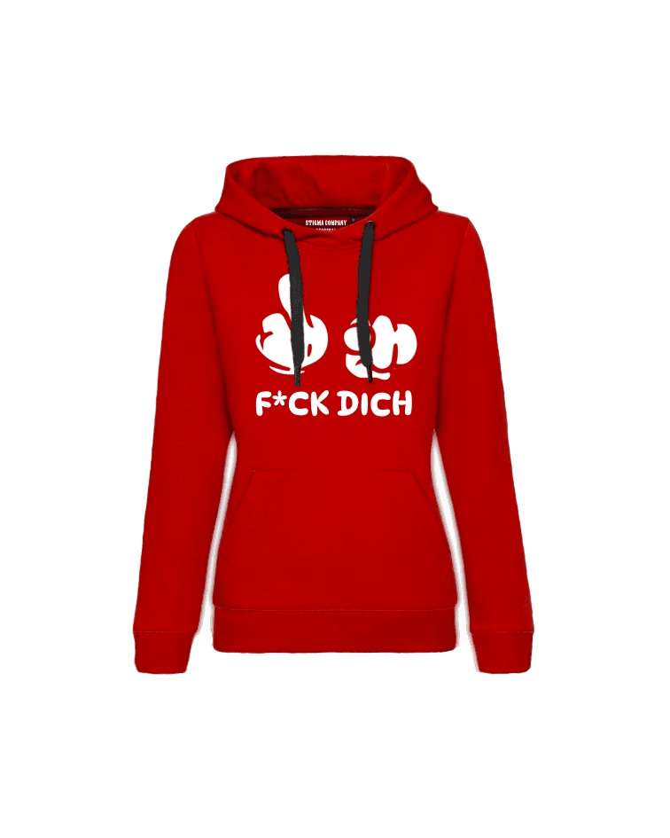 F*CK DICH von ganzem Herzen Hoodie rt - ws - Hoodie von Stigma Company