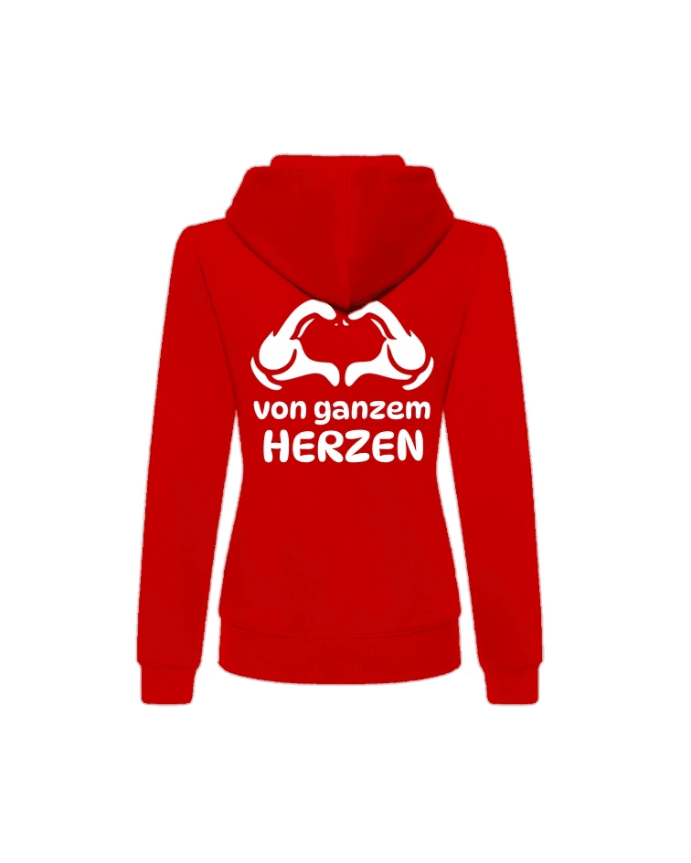 F*CK DICH von ganzem Herzen Hoodie rt - ws - Hoodie von Stigma Company