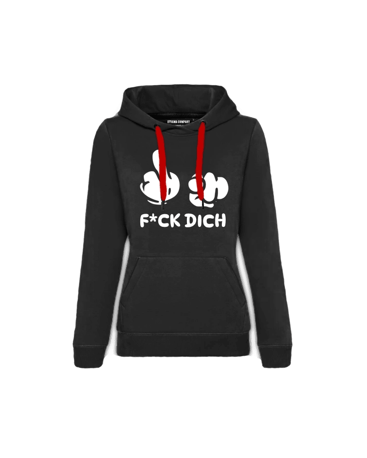 F*CK DICH von ganzem Herzen Hoodie sw - ws - Hoodie von Stigma Company