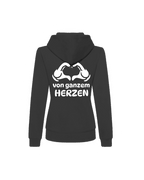 F*CK DICH von ganzem Herzen Hoodie sw - ws - Hoodie von Stigma Company