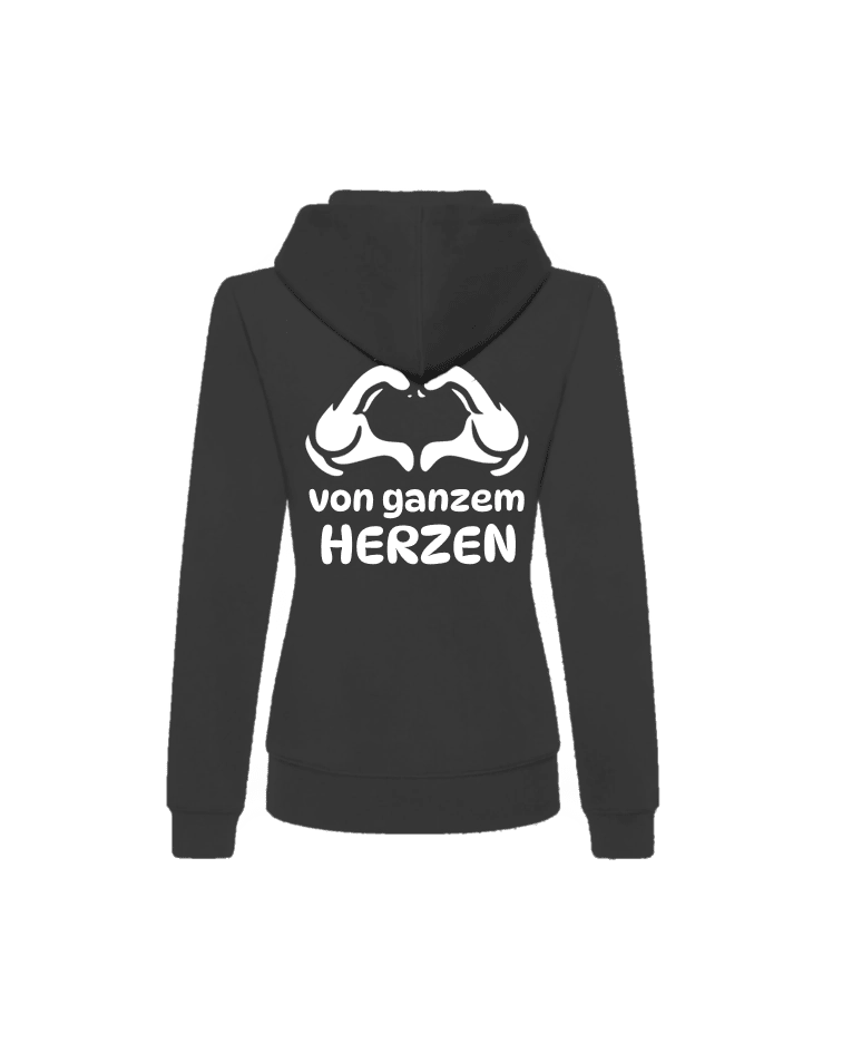 F*CK DICH von ganzem Herzen Hoodie sw - ws - Hoodie von Stigma Company