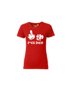 F*CK DICH von ganzem Herzen T-Shirt rt - ws - T-Shirt von Stigma Company