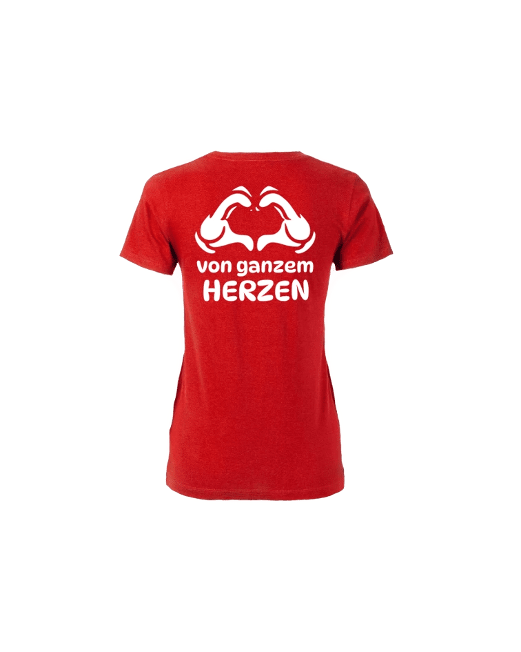 F*CK DICH von ganzem Herzen T-Shirt rt - ws - T-Shirt von Stigma Company