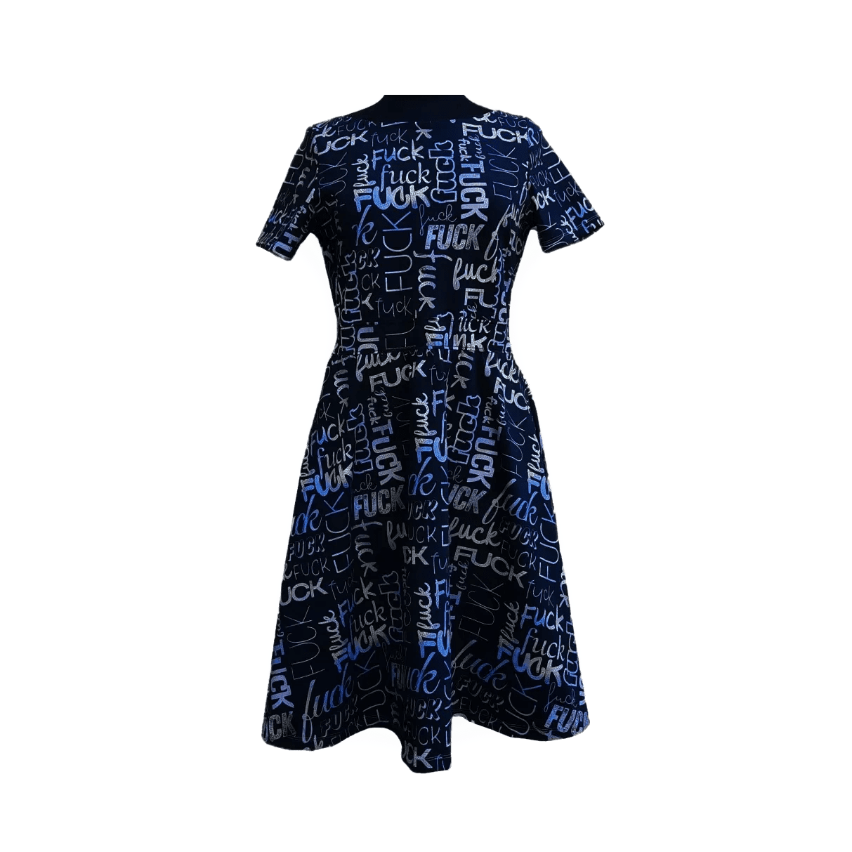 Fuck Kleid Rundhals sw - Kleid von Stigma Company