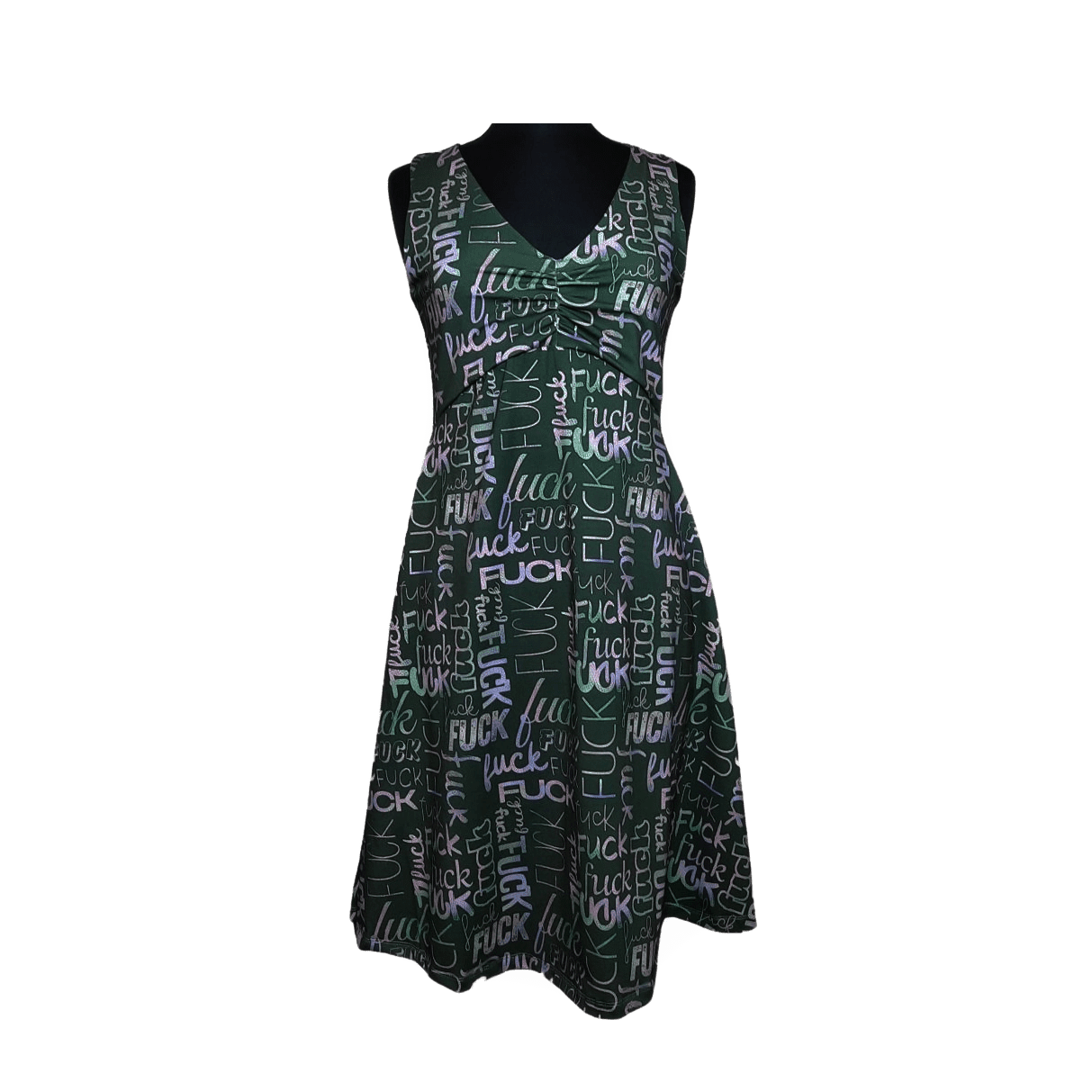 Fuck Kleid V - Ausschnitt gn - Kleid von Stigma Company