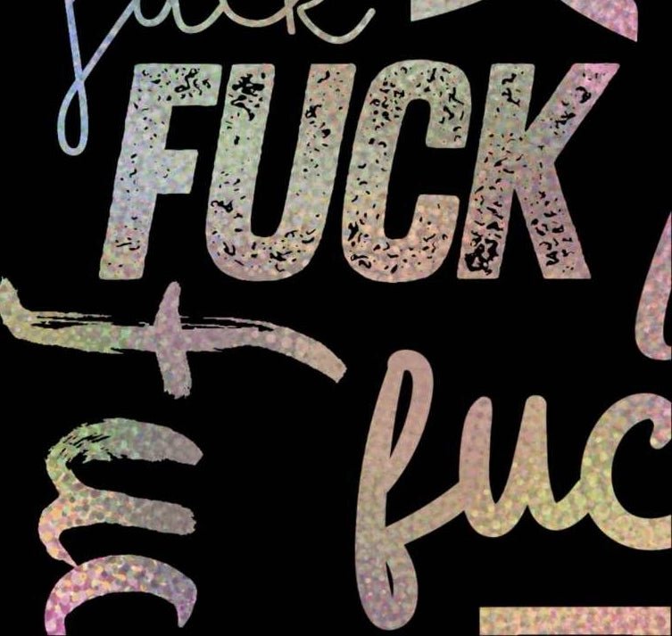 Fuck Kleid V - Ausschnitt sw - Kleid von Stigma Company