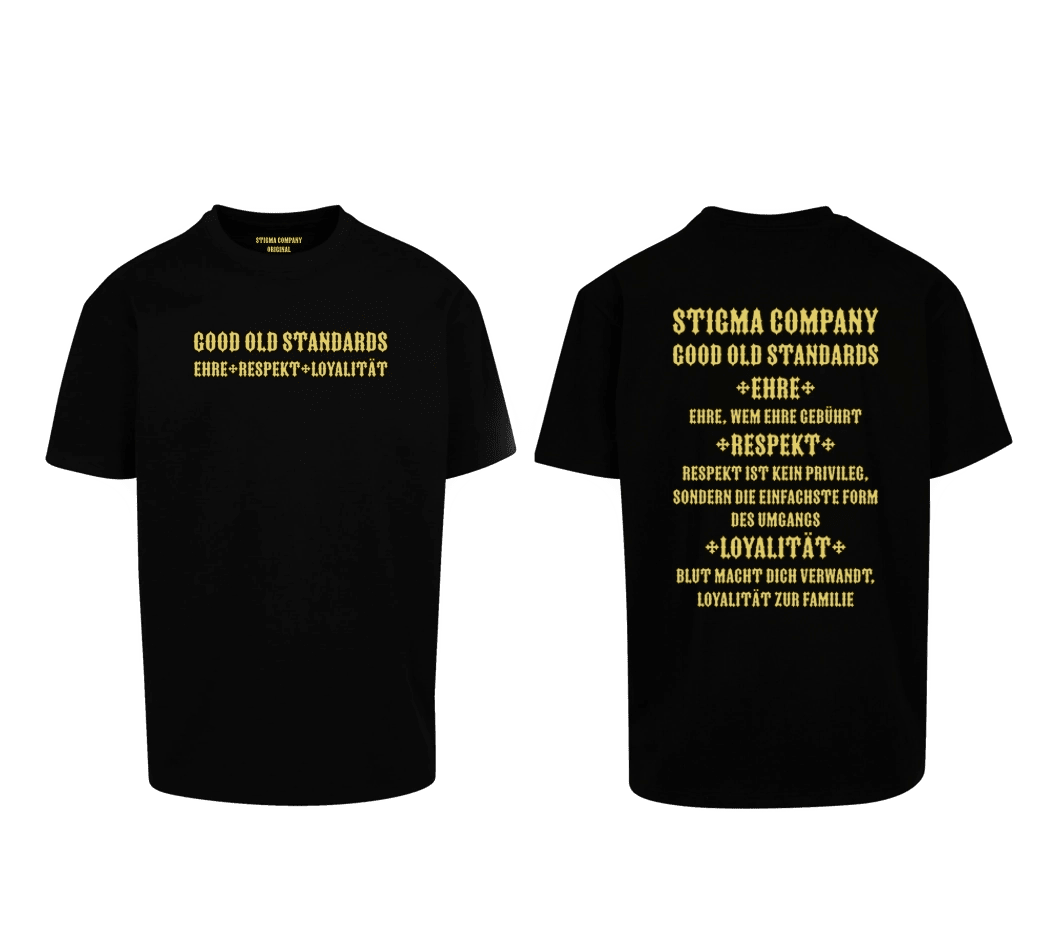 Good old standards Premium T-Shirt sw - ge - T-Shirt Oversize von Stigma Company