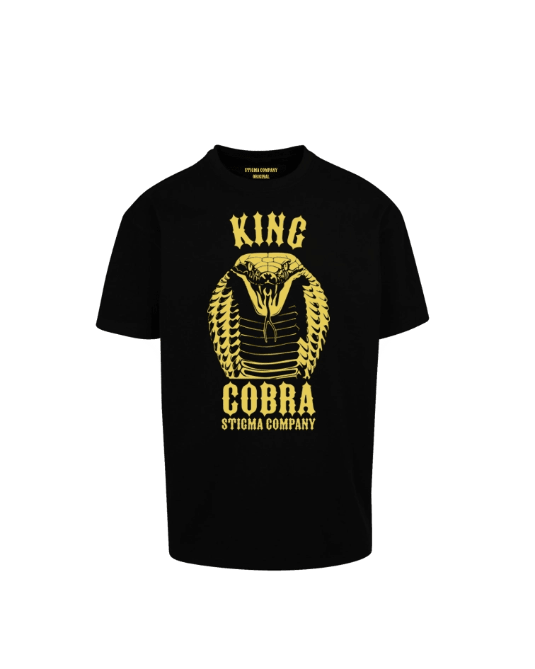 King Cobra Premium T-Shirt sw - ge - T-Shirt Oversize von Stigma Company