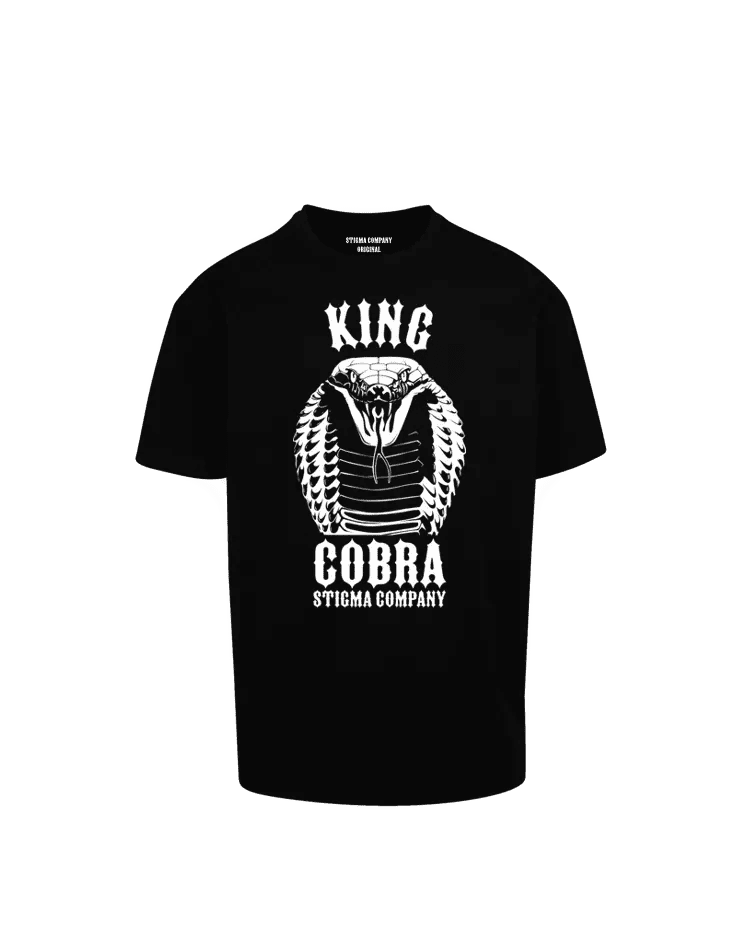 King Cobra Premium T-Shirt sw - ws - T-Shirt Oversize von Stigma Company