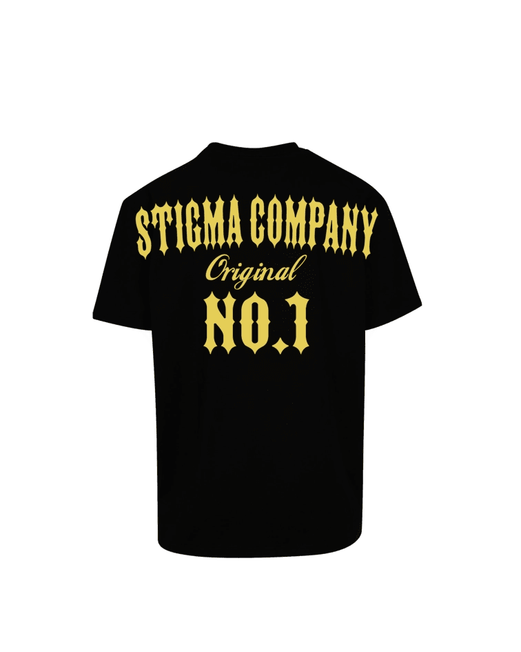 No.1 Premium T-Shirt sw - ge - T-Shirt Oversize von Stigma Company
