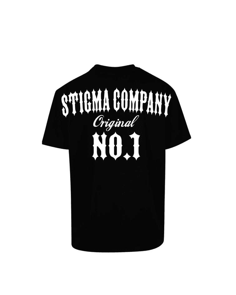 No.1 Premium T-Shirt sw - ws - T-Shirt Oversize von Stigma Company