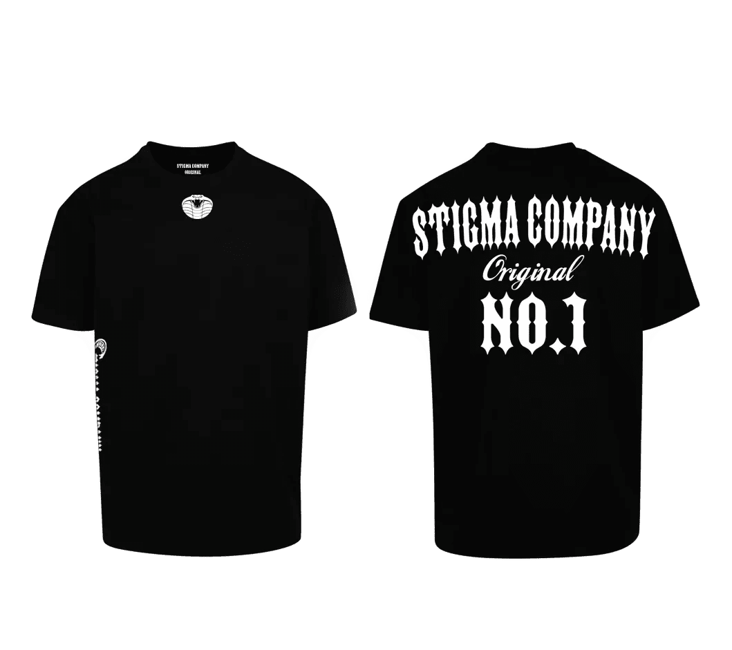 No.1 Premium T-Shirt sw - ws - T-Shirt Oversize von Stigma Company