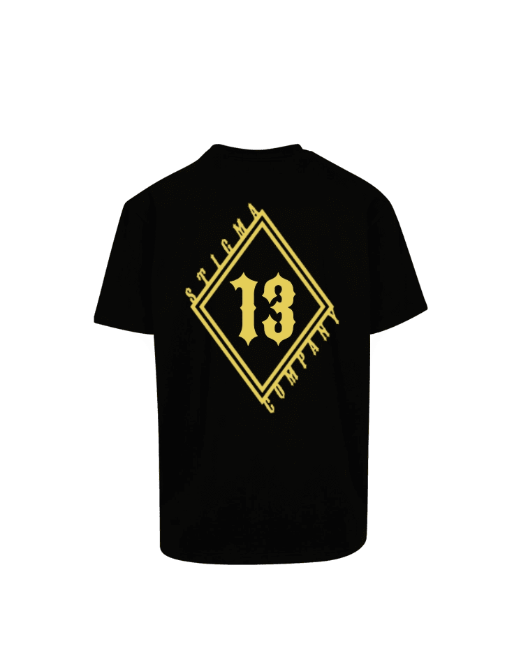 Raute 13 Premium T-Shirt sw - ge - T-Shirt Oversize von Stigma Company