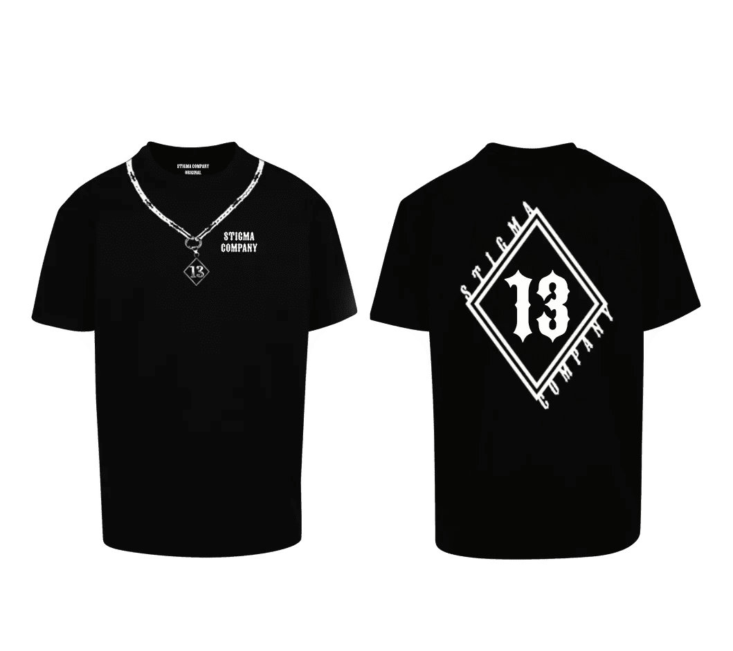 Raute 13 Premium T-Shirt sw - ws - T-Shirt Oversize von Stigma Company