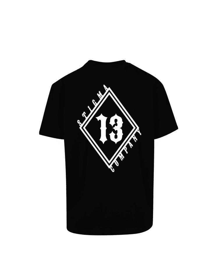 Raute 13 Premium T-Shirt sw - ws - T-Shirt Oversize von Stigma Company