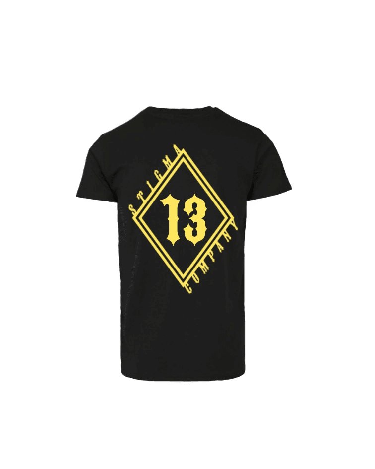 Raute 13 T-Shirt sw - ge - T-Shirt von Stigma Company