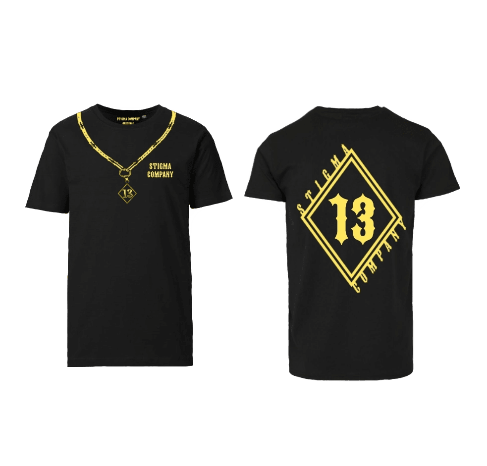 Raute 13 T-Shirt sw - ge - T-Shirt von Stigma Company