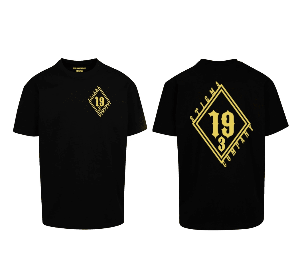 Raute 193 Premium T-Shirt sw - ge - T-Shirt Oversize von Stigma Company