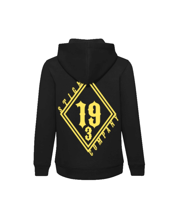 Raute 193 Zip Hoodie sw - ge - Zip - Hoodie von Stigma Company