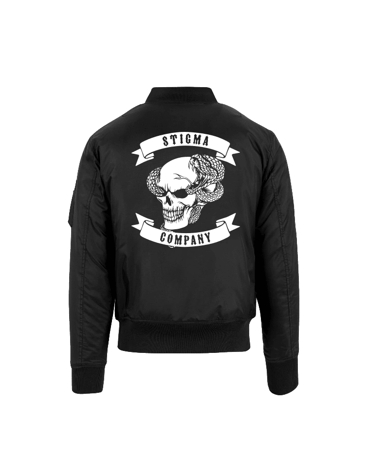 Skull Bomber sw - ws - Jacke von Stigma Company