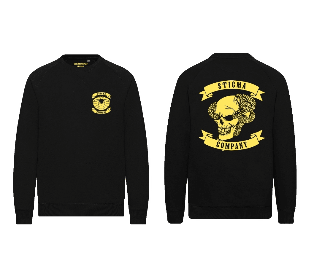 Skull Sweatshirt sw - ge - Sweatshirt von Stigma Company