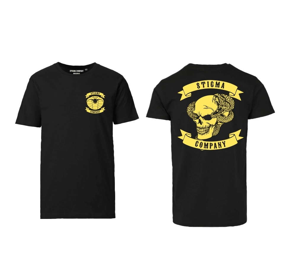 Skull T-Shirt sw - ge - T-Shirt von Stigma Company