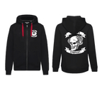 Skull Zip Hoodie sw - ws - Zip - Hoodie von Stigma Company